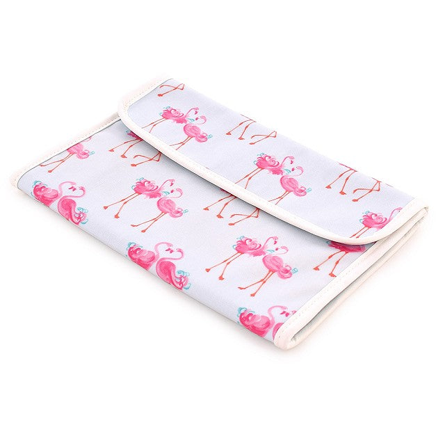 LAURA ASHLEY mother and child notebook case (bellows type) Pretty Flamingo 
