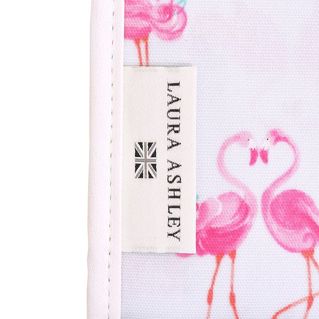 LAURA ASHLEY mother and child notebook case (bellows type) Pretty Flamingo 