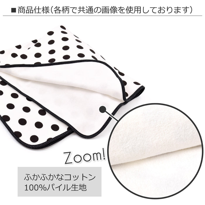 おくるみ・アフガン polka dot large(white)