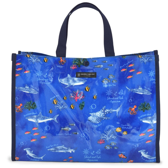 [SALE: 30% OFF] Pool Bag Laminated Bag (Square Type) Blue Lagoon 