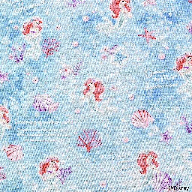 Disney Pool Bag Laminated Bag (Square Type) / Ariel / THE LITTLE MERMAID / Ariel / 