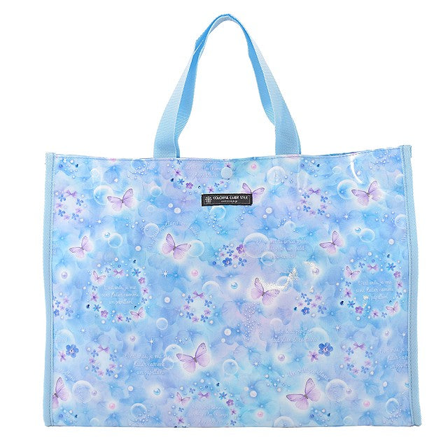 Pool Bag Laminated Bag (Square Type) Moonlight Butterfly 