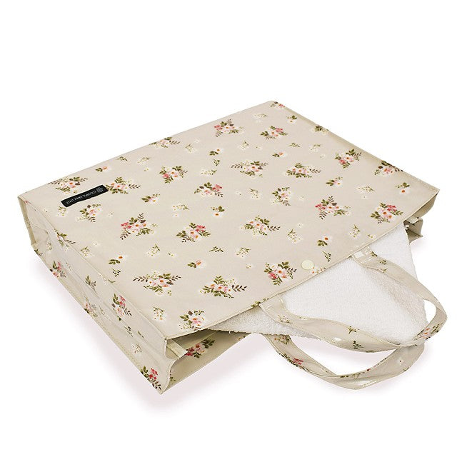 Pool Bag Laminated Bag (Square Type) Petite Bouquet 