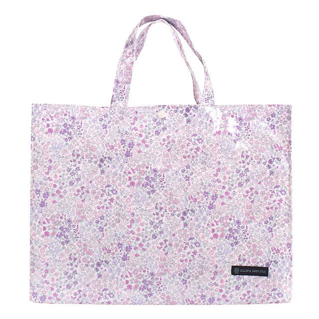 Pool Bag Laminated Bag (Square Type) Floral Mist 