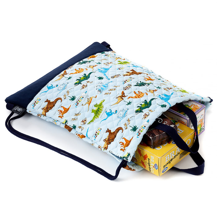 Knapsack Quilting Discovery! Exploration! Dinosaur Continent (Light Blue) 