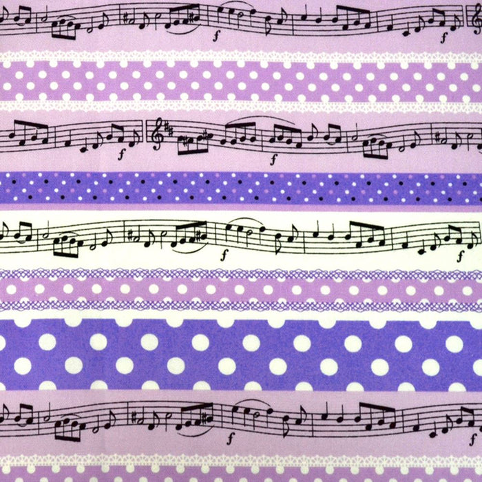 Rucksack (with chest belt) Playable melody Polka dot rhythm (lavender) 