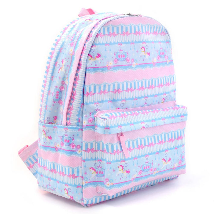 Rucksack (with chest belt) lace tulle and merry-go-round (light blue) 