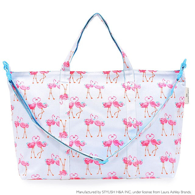 LAURA ASHLEY レッスンバッグ マチ付き Pretty Flamingo — COLORFUL CANDY STYLE