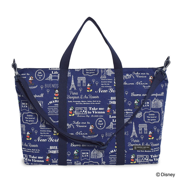 Disney lesson bag with gusset / Mickey Mouse / LET'S TRAVEL / Mickey Mouse / 