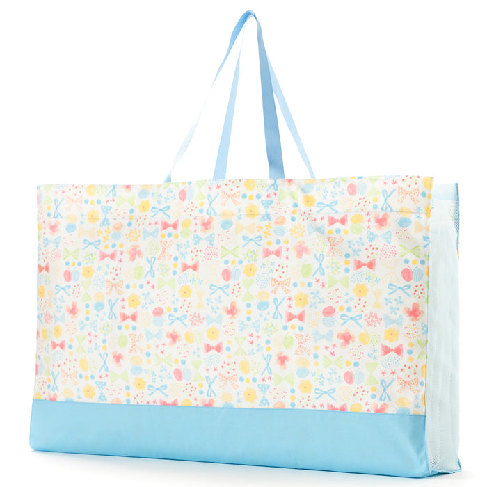 [SALE: 30% OFF] Nap Futon Bag Flower Beads and Fluffy Pastel Ribbon 