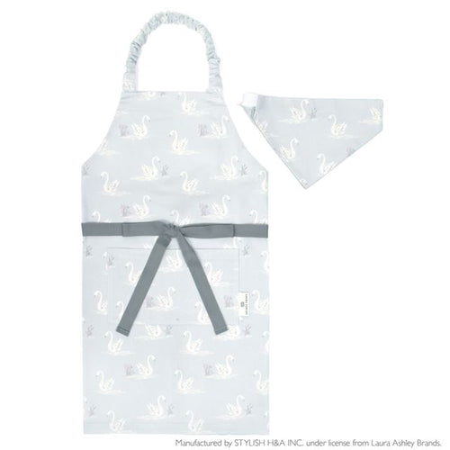 LAURA ASHLEY Kids Apron (130-160cm) Swans 