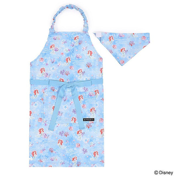 カラフルキャンディスタイルの三角巾付きキッズエプロン。子供用で、着脱簡単。男の子と女の子兼用で、家庭科の授業やお手伝いで大活躍。