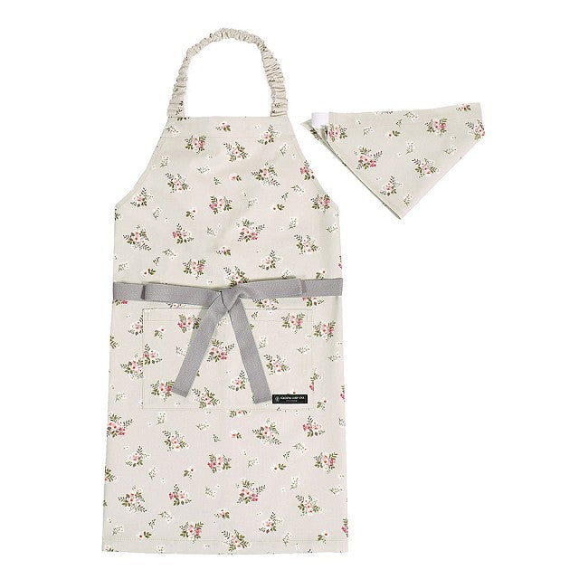 [Planned to ship in late May] Kids Apron (130-160cm) Petite Bouquet 