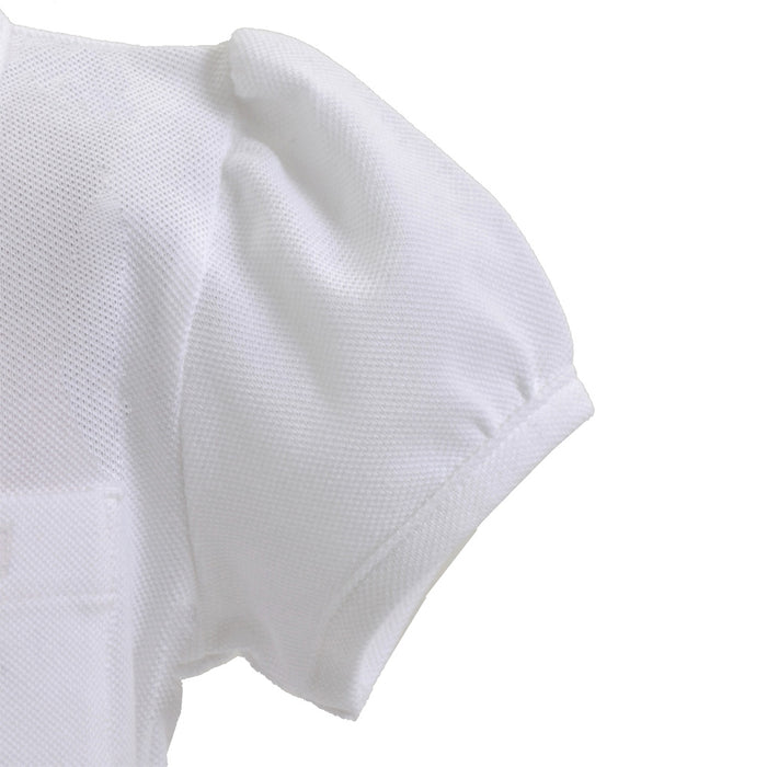 ポロシャツ(半袖・100cm) ホワイト無地