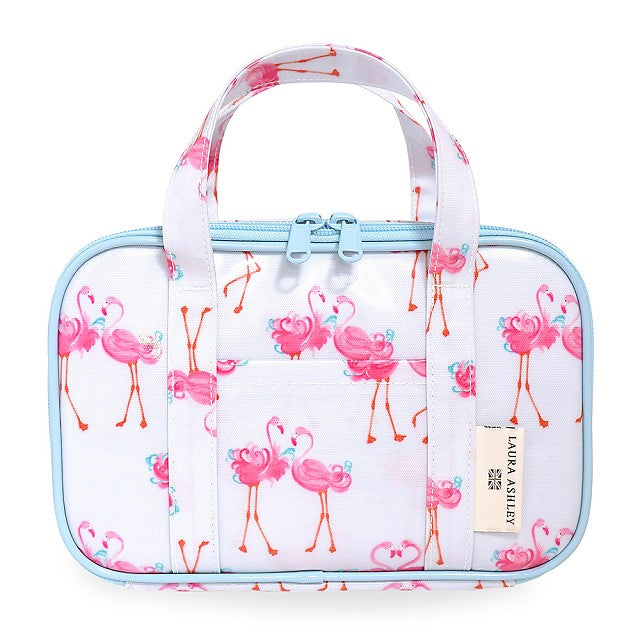 LAURA ASHLEY 裁縫・ソーイングバッグ(ミササ製 裁縫セット付き) Pretty Flamingo