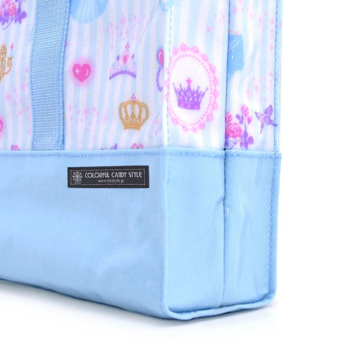 [SALE: 50% OFF] Vertical lesson bag/music bag Powder room with princess dress (stripe) 