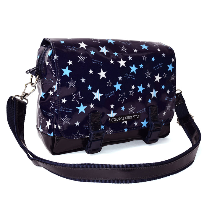 [SALE: 80% OFF] Shoulder Bag Middle Type Starlight Planet (Navy) 