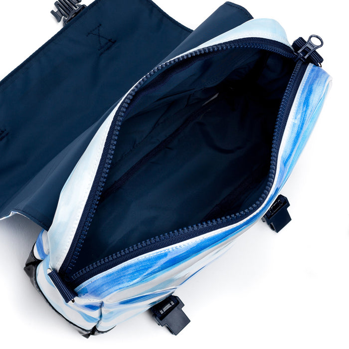 Shoulder bag middle type gran blue line 