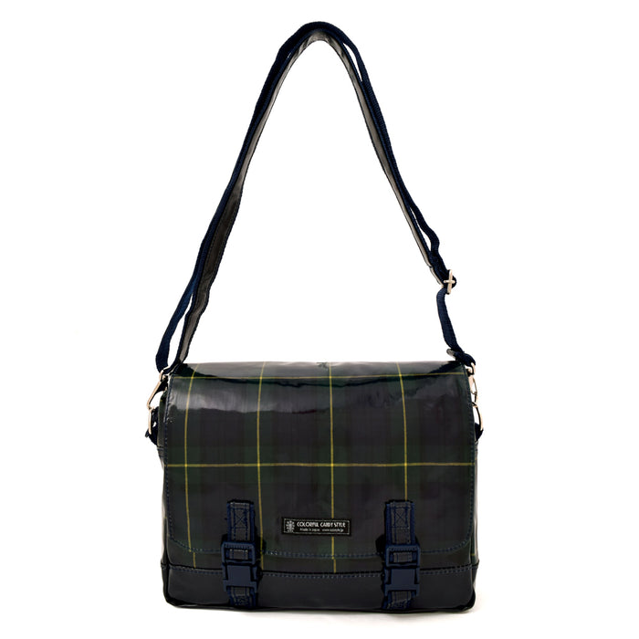 [SALE: 80% OFF] Shoulder Bag Middle Type Tartan Check Dark Green 