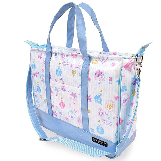 [SALE: 30% OFF] Lesson bag Zipper with gusset Powder room with princess dress (stripe) 