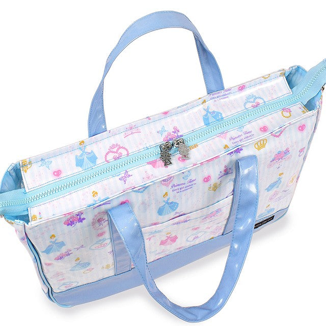 [SALE: 30% OFF] Lesson bag Zipper with gusset Powder room with princess dress (stripe) 