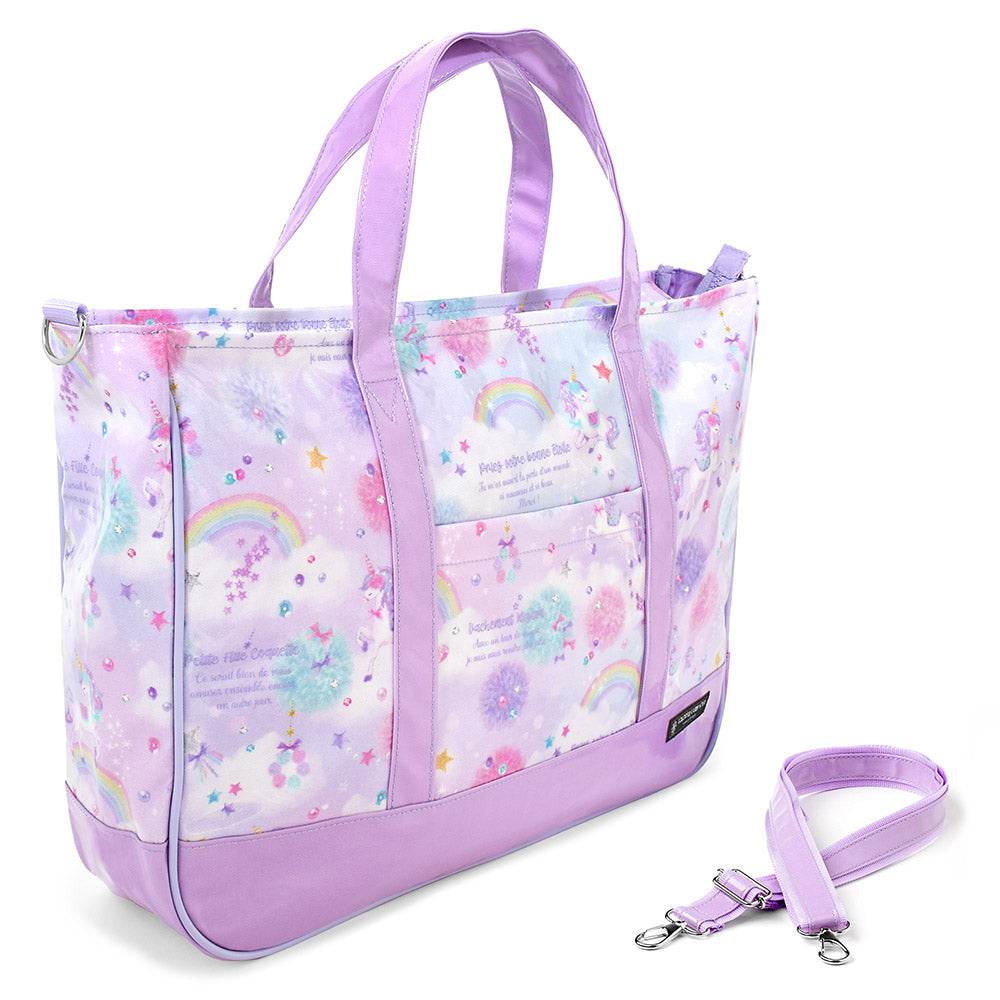 Lesson Bag Gusset Zipper Unicorn Fantasy 