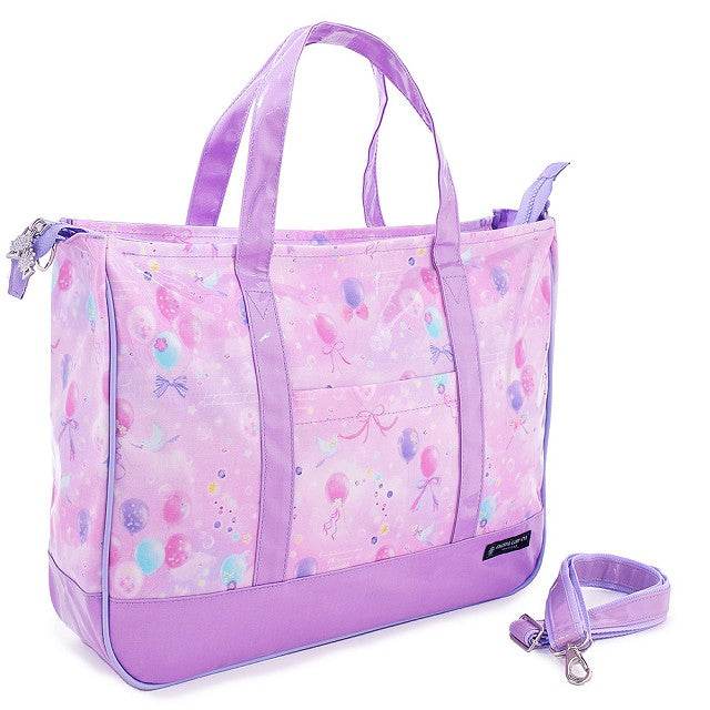 Lesson bag Zipper with gusset Pastel balloon 