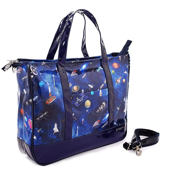 Lesson bag Zipper with gusset Future planetary exploration and spacecraft 