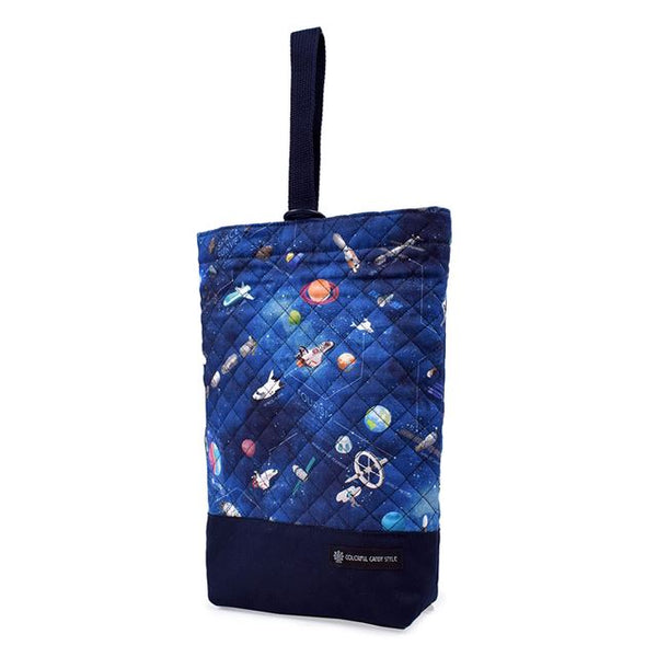 カラフルキャンディスタイルのシューズケース。子供用で、保育園や小学校で必要な上履き入れ。男の子と女の子兼用で入園、入学グッズとして大活躍。