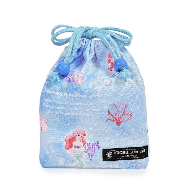 Disney purse small cup bag (with name tag) / Ariel / THE LITTLE MERMAID / Ariel / 