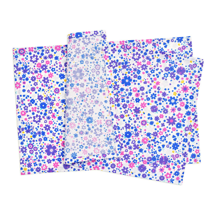 [SALE: 30% OFF] Placemat Laminate (25cm x 35cm) Set of 2 Airy Shower with Flower Pattern (Lavender) 