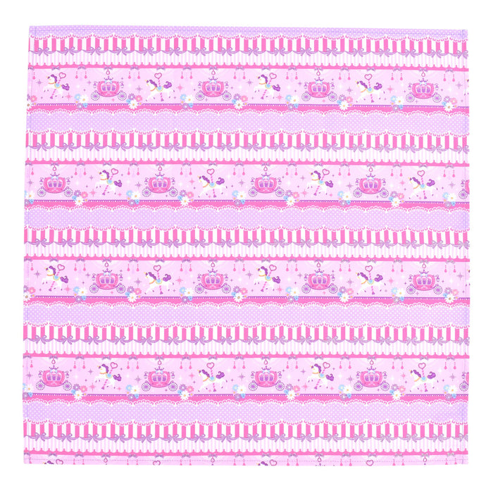 ランチクロス・給食ナフキン(45cm×45cm) 柄違い3枚セット プリンセスとパステルメリーゴーランドセット