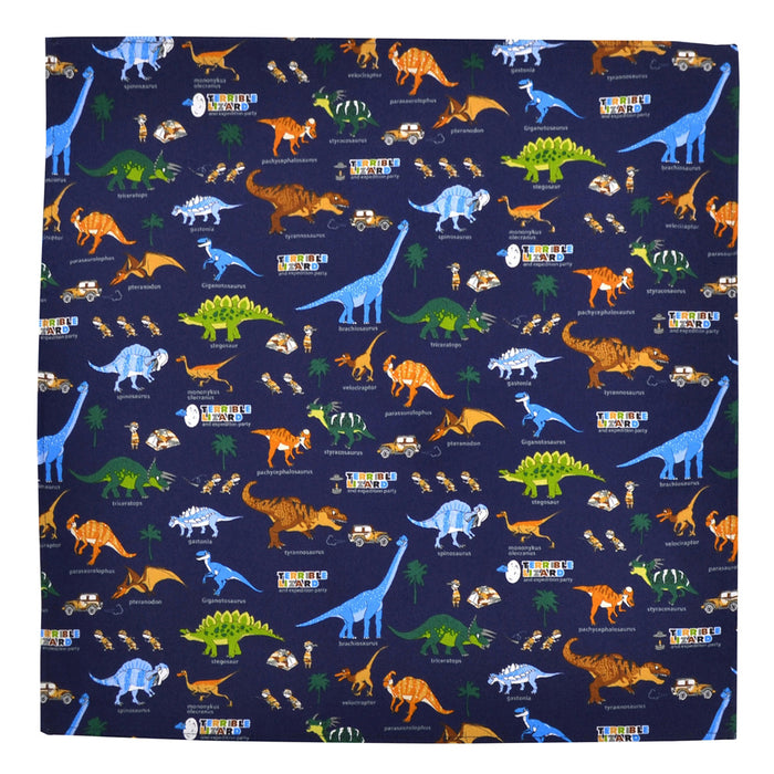 [SALE: 30% OFF] Lunch cloth/lunch napkin (45cm x 45cm) 3-piece set with different patterns Dinosaur/planet/train set 