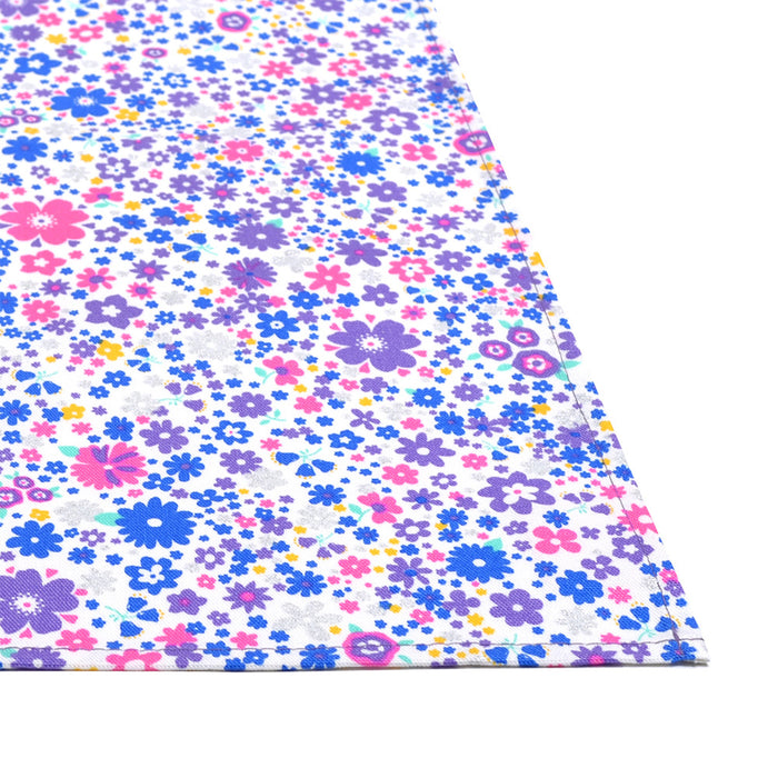 Lunch cloth/lunch napkin (45cm x 45cm) set of 2 flower pattern airy shower (lavender) 