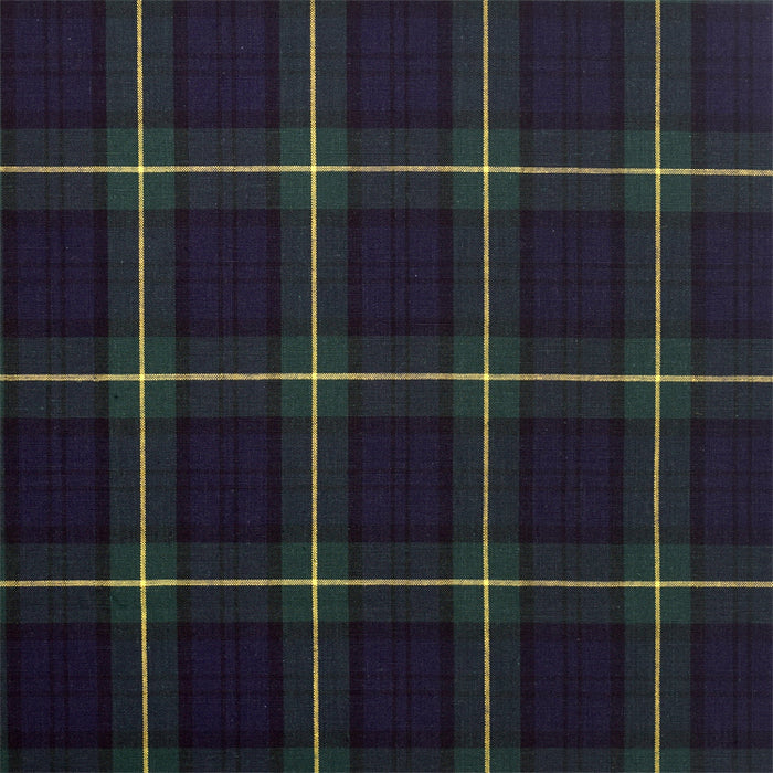 Lunch cloth/lunch napkin (45cm x 45cm) set of 2 tartan check/dark green 