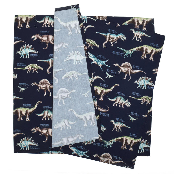 Lunch cloth/lunch napkin (45cm x 45cm) set of 2 Dinosaur Museum 