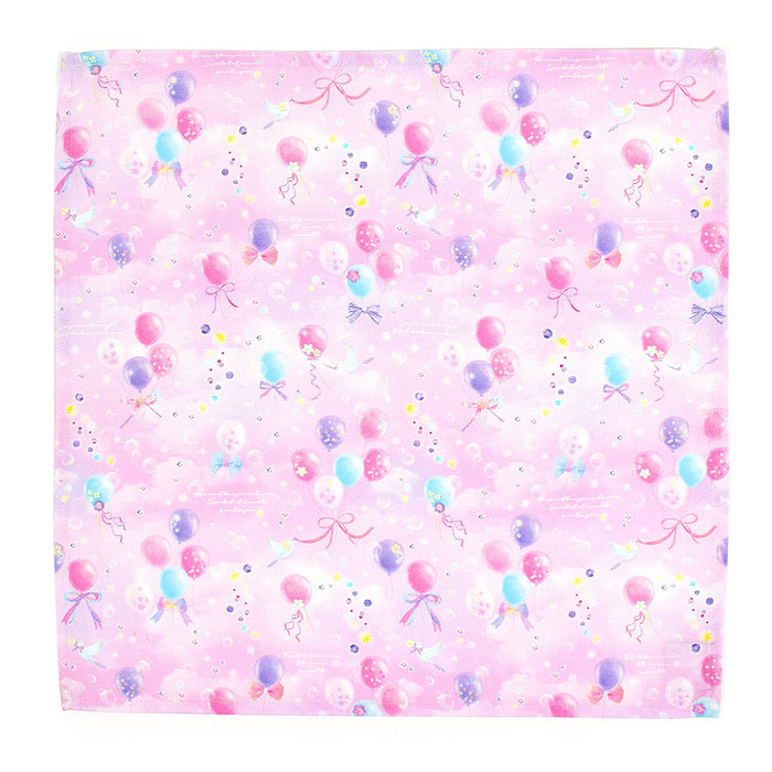 Lunch cloth/lunch napkin (45cm x 45cm) set of 2, pastel balloon 