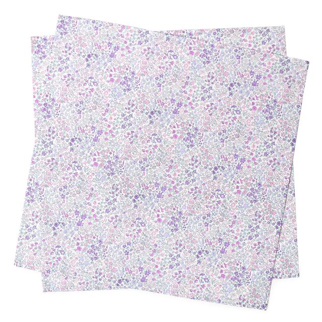 Lunch cloth/lunch napkin (45cm x 45cm) set of 2, floral mist 
