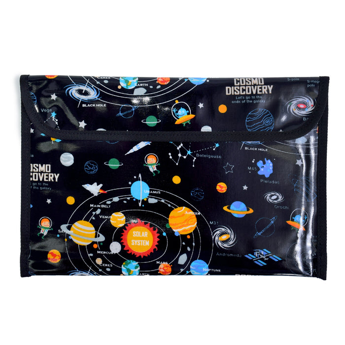 連絡袋(B5サイズ ) 太陽系惑星とコスモプラネタリウム(ブラック)