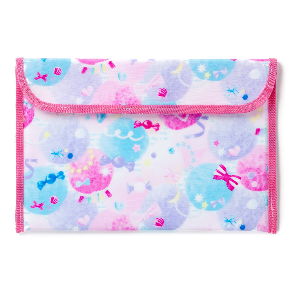 Contact bag (B5 size) Fluffy cute candy pop 