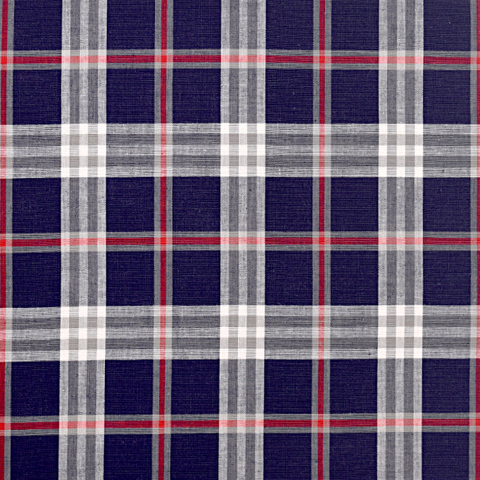 Contact bag (B5 size) tartan check navy 