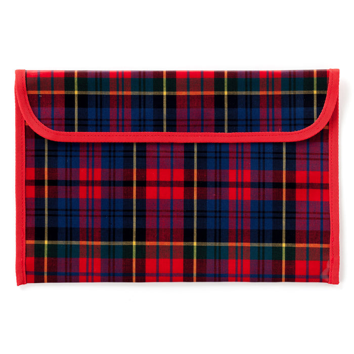 [SALE: 50% OFF] Contact bag (B5 size) Tartan check red 