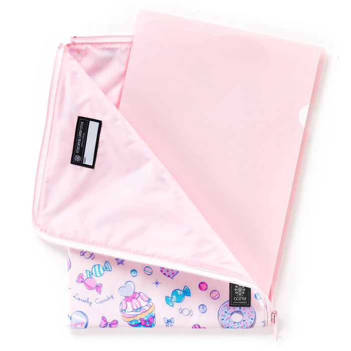Contact bag (A4 size) Milky Sweets candy a la mode