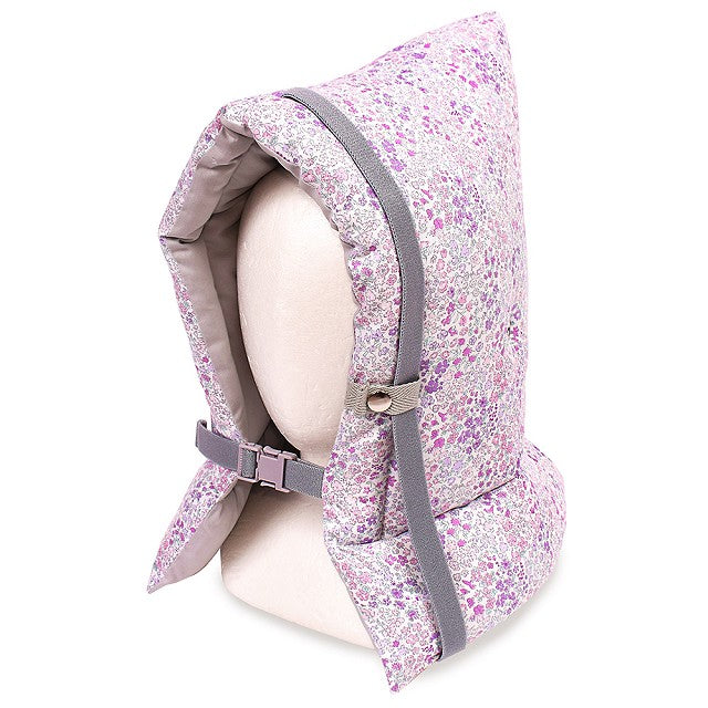 Disaster prevention hood (with chair fixing rubber) Floral mist