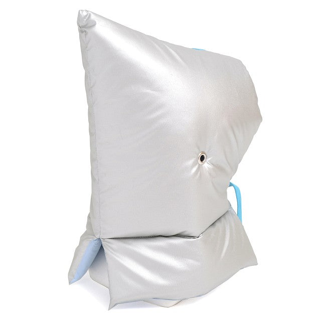 Japan Fire Retardant Association Pass Certified Material Use Disaster Prevention Hood (with Chair Fixing Rubber) Flame Retardant Silver Type (Light Blue)
