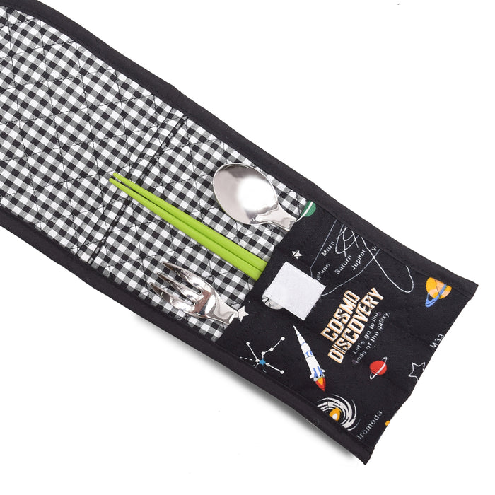Cutlery Case Solar System Planets and Cosmo Planetarium (Black) 