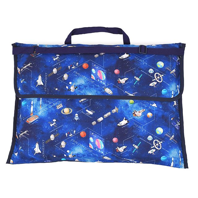 防災頭巾カバー スタンダード(背板幅36cmタイプ) 未来の惑星探査と宇宙