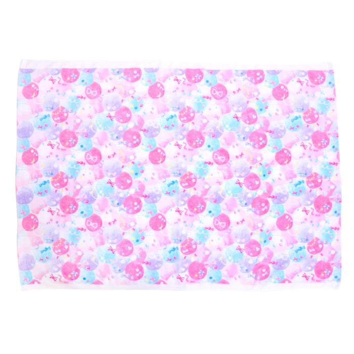 Pool Towel [Flat Type/Long Size] Fluffy Cute Candy Pop 