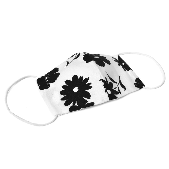 [SALE: 80% OFF] Adult mask free size 2 piece set (silver ion antibacterial gauze) monotone daisy 