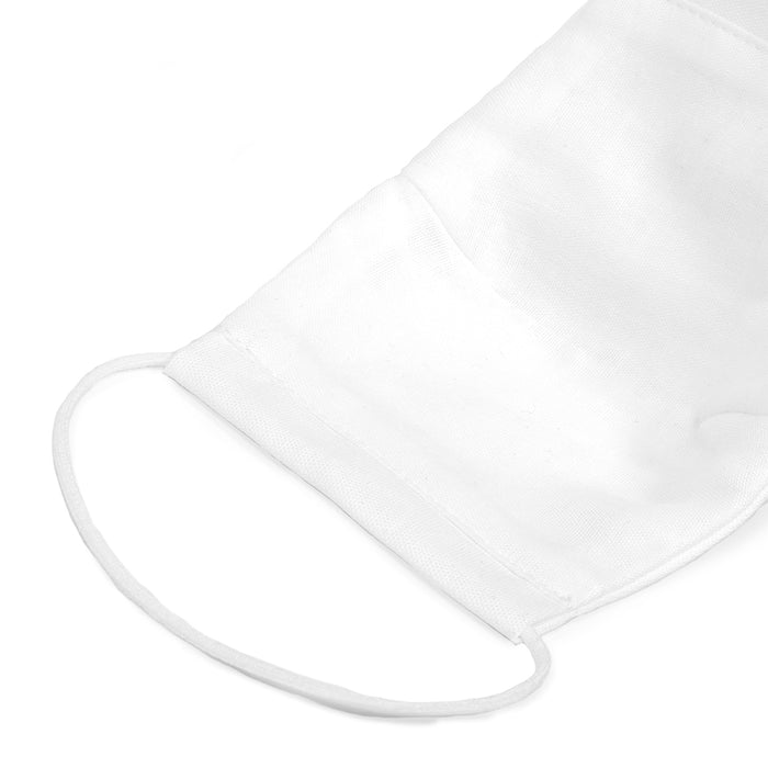 [SALE: 80% OFF] Adult Mask Free Size 2 Piece Set (Silver Ion Antibacterial Gauze) Off White 